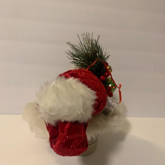 African American Santa Claus Head Christmas Tree Ornament Ashland NWT - Picture 3 of 5